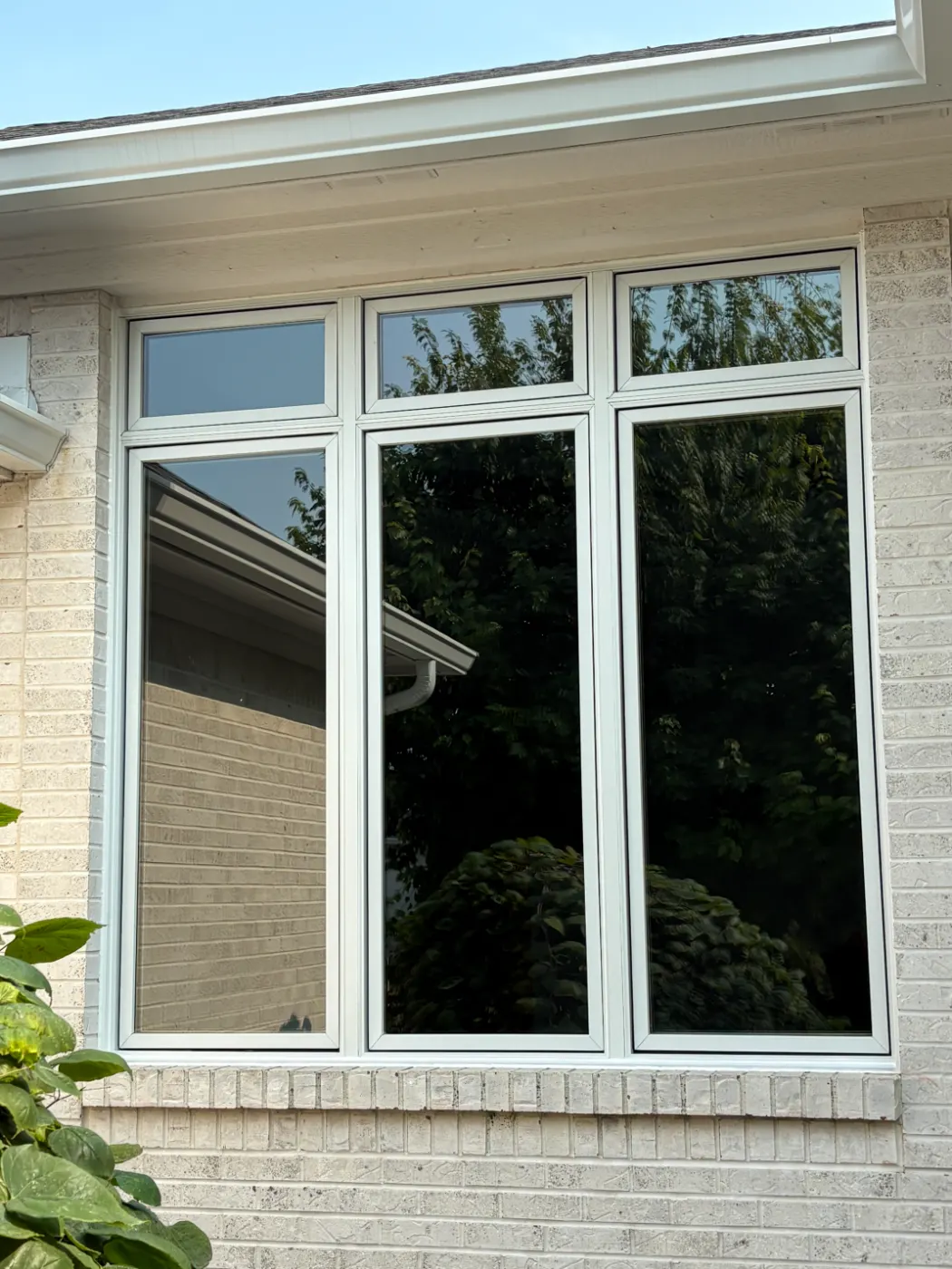 Energy-efficient windows installed in a Saddle Creek home