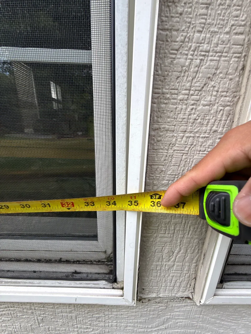 Frame and seal detail on a Saddle Creek window job